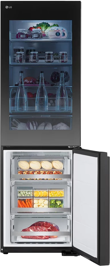 Thumbnail 4 de LG GBG5160CEV InstaView Kühlgefrierkombination mit Tür-in-Tür und Total No Frost