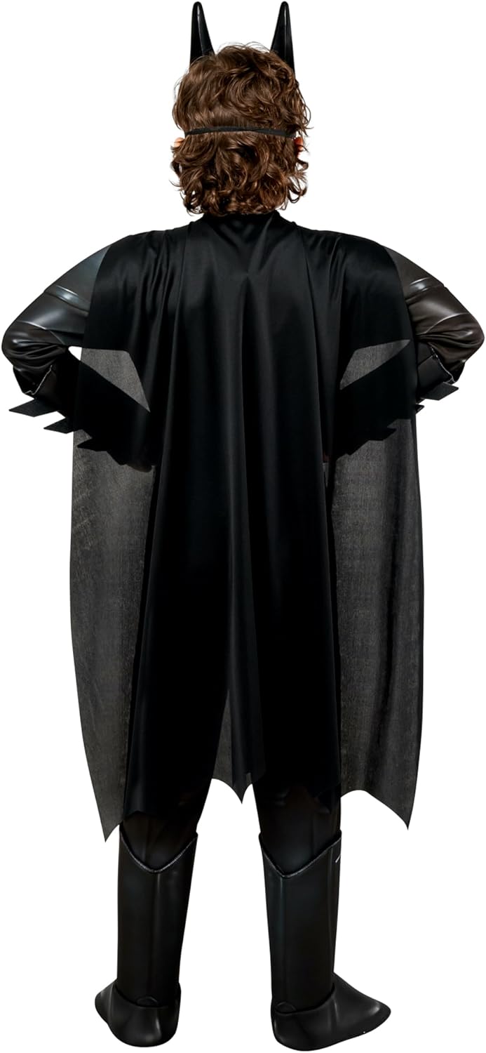 Detalle 2 de Rubies DC The Flash Movie Batman Deluxe Costume for Kids, Large (10/12)