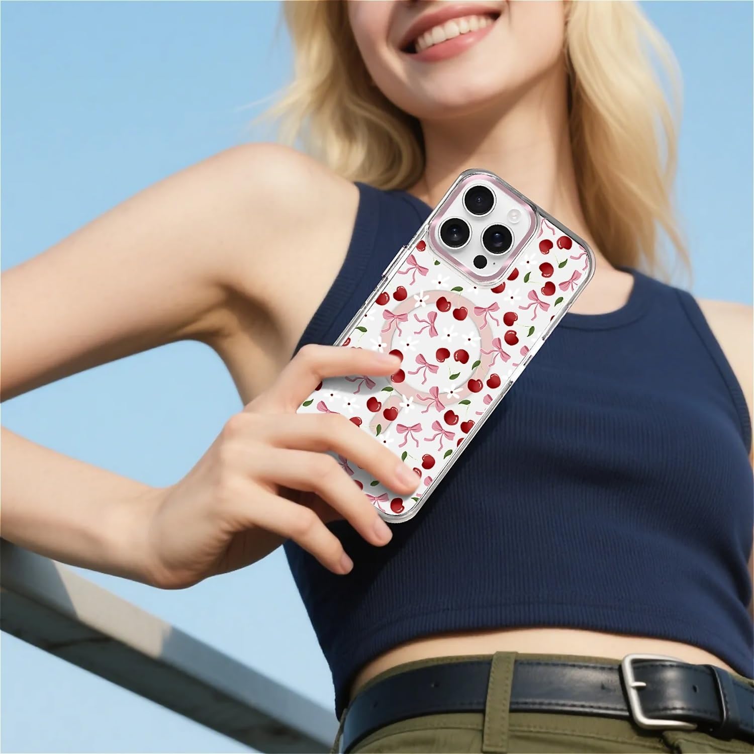 Detalle 2 de Yesad Magnetic Phone Case for iPhone 14 Pro Max