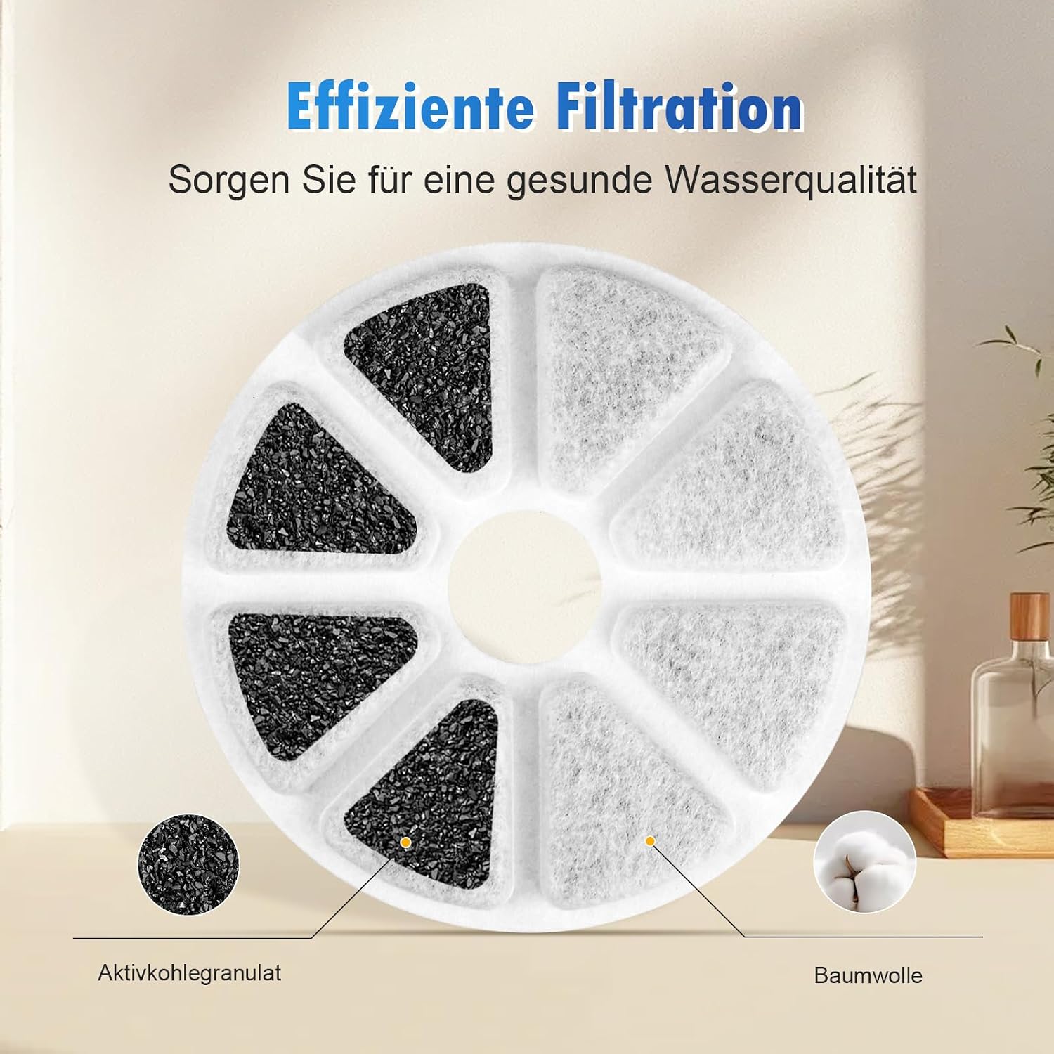 Detalle de Philips PAW3210/02 Ersatzfilter 8er Pack 🐱