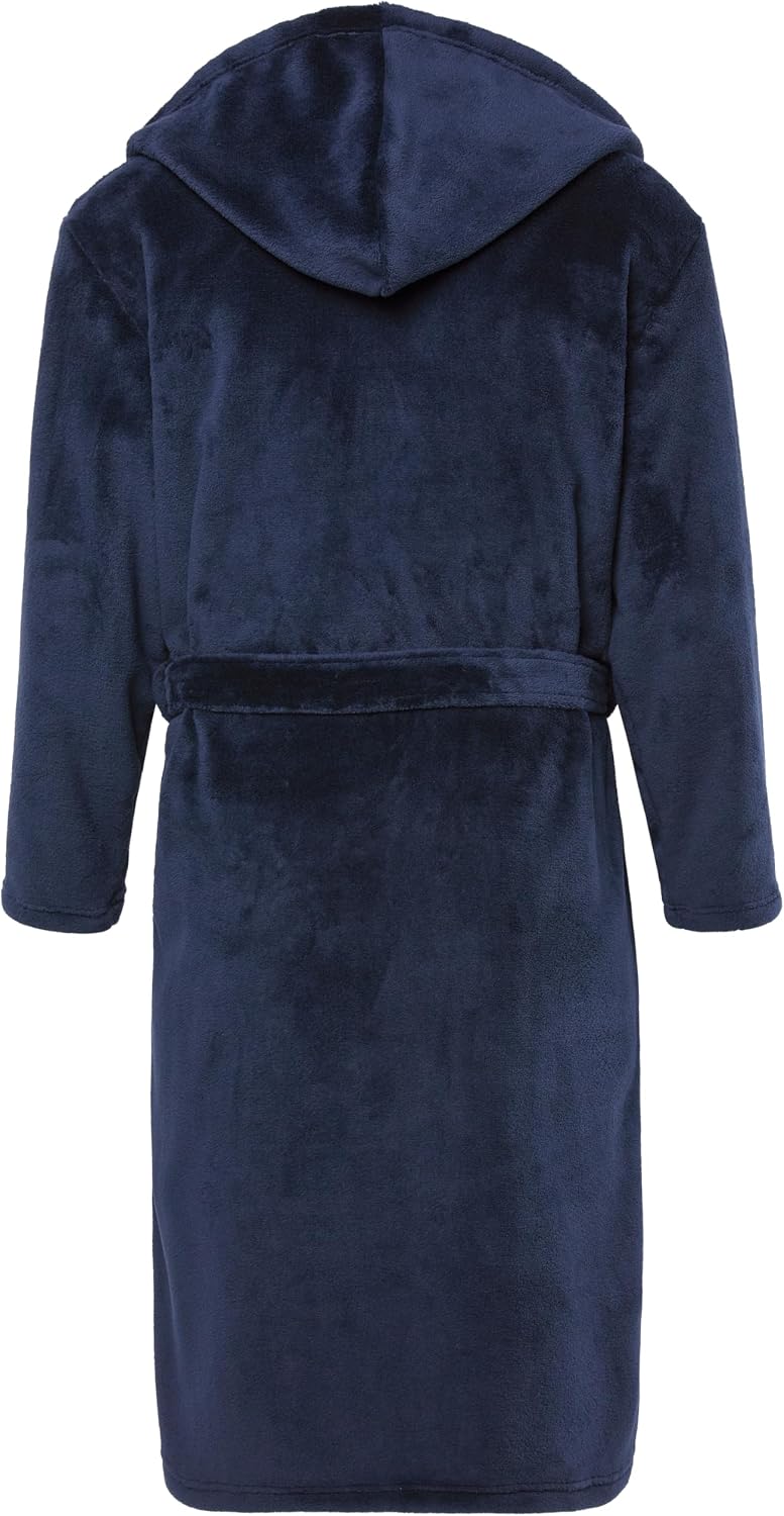 Detalle de JP 1880 Bademantel en Microfibre jusqu'à 8XL – Capuche, ceinture à nouer et grandes poches
