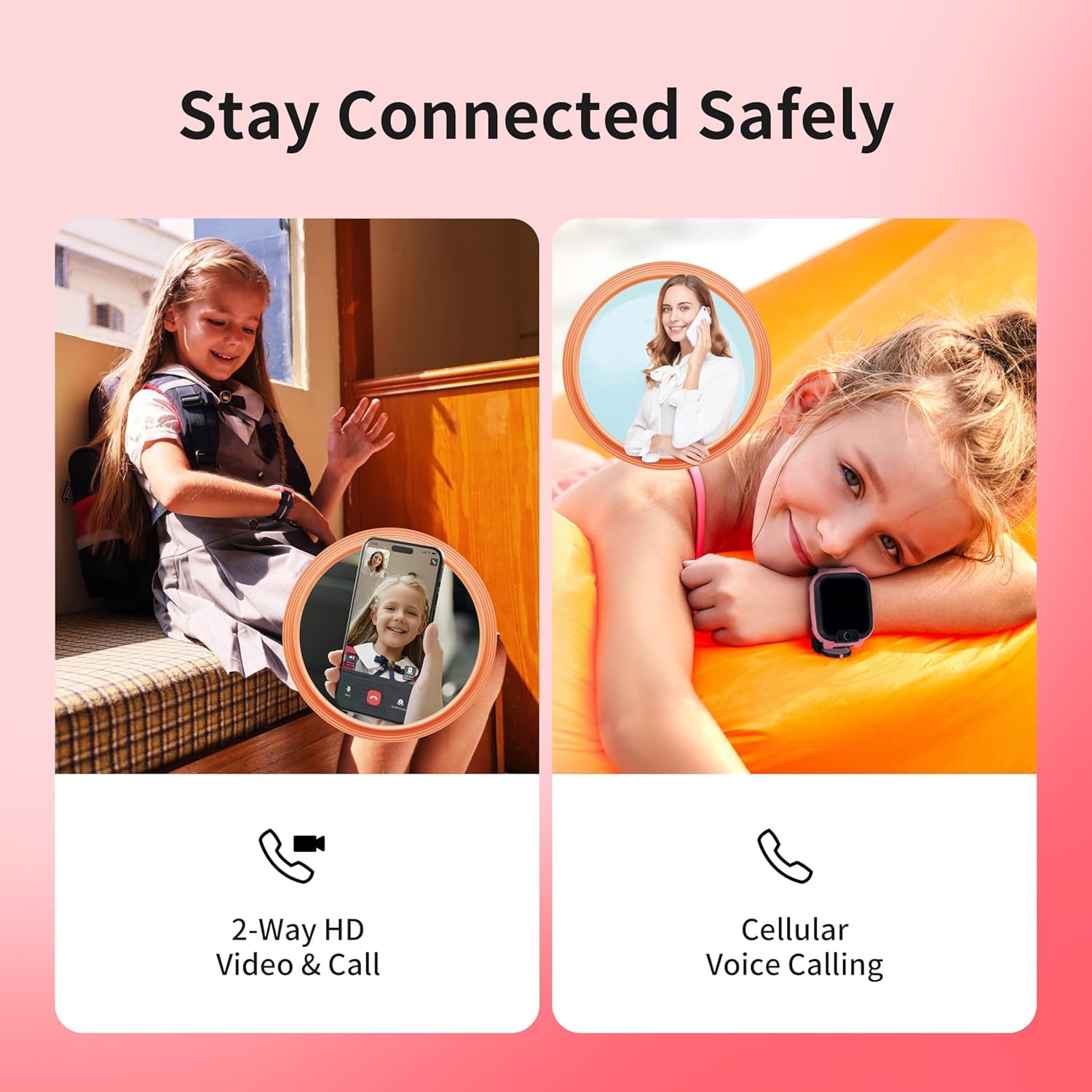 Detalle de imoo Watch Phone Z1: 4G Kids Smartwatch with GPS, Video Calls and IPX8 Durability