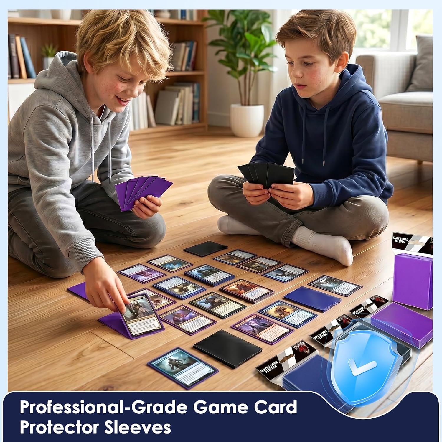 Thumbnail 6 de 1000Pcs Trading Card Sleeves, 10 Colors Top Loading Sleeves for Standard Cards (2.5" x 3.5")