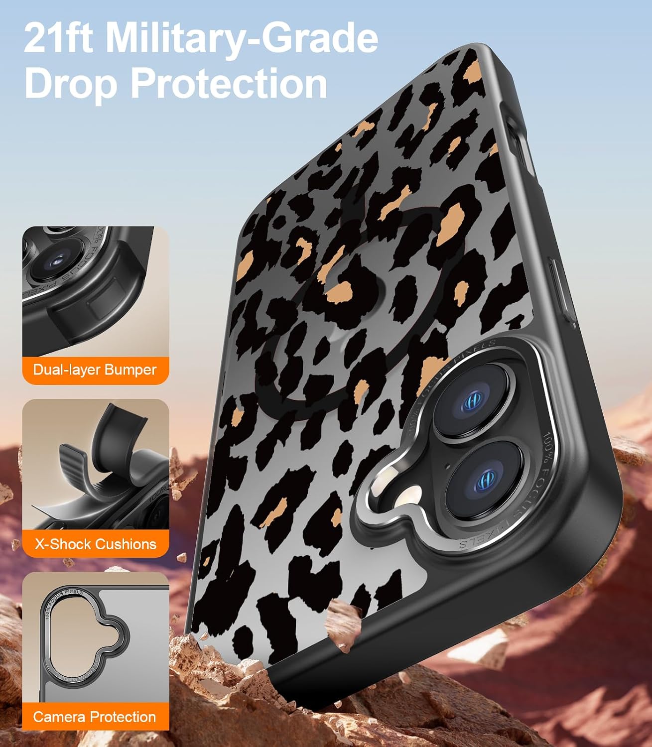 Thumbnail 5 de FUNMIKO iPhone 17 Case with Privacy Screen Protector