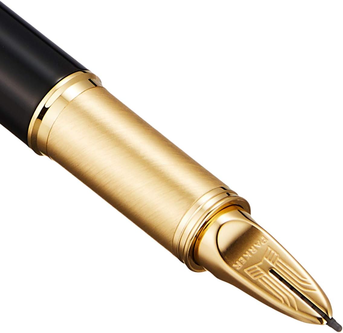Detalle de PARKER 5th IM 2073223 ラックブラックGT 細字・水性ペン、ギフトボックス入り