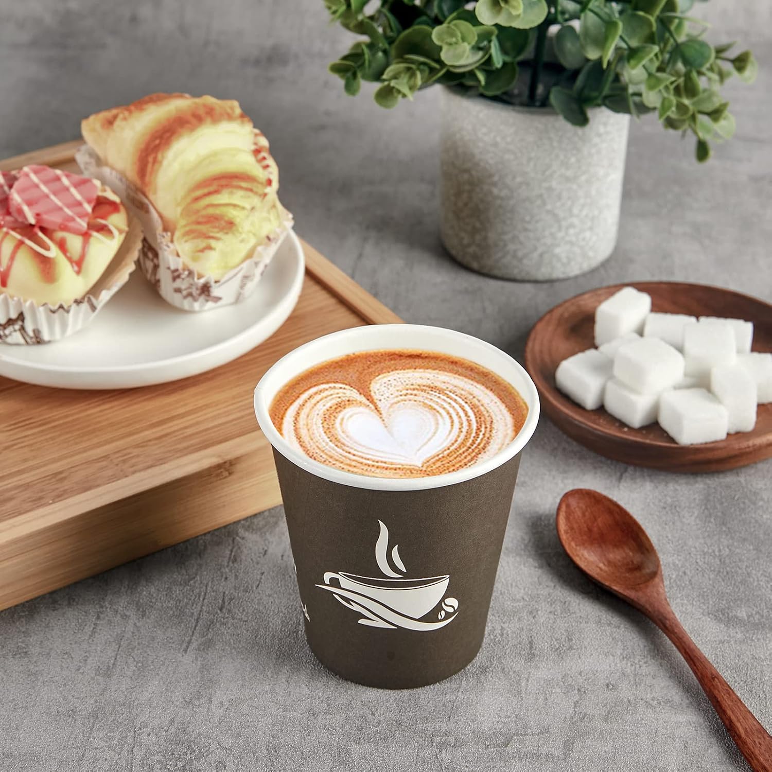 Thumbnail 4 de LITOPAK 10 oz Paper Cups 270 Pack