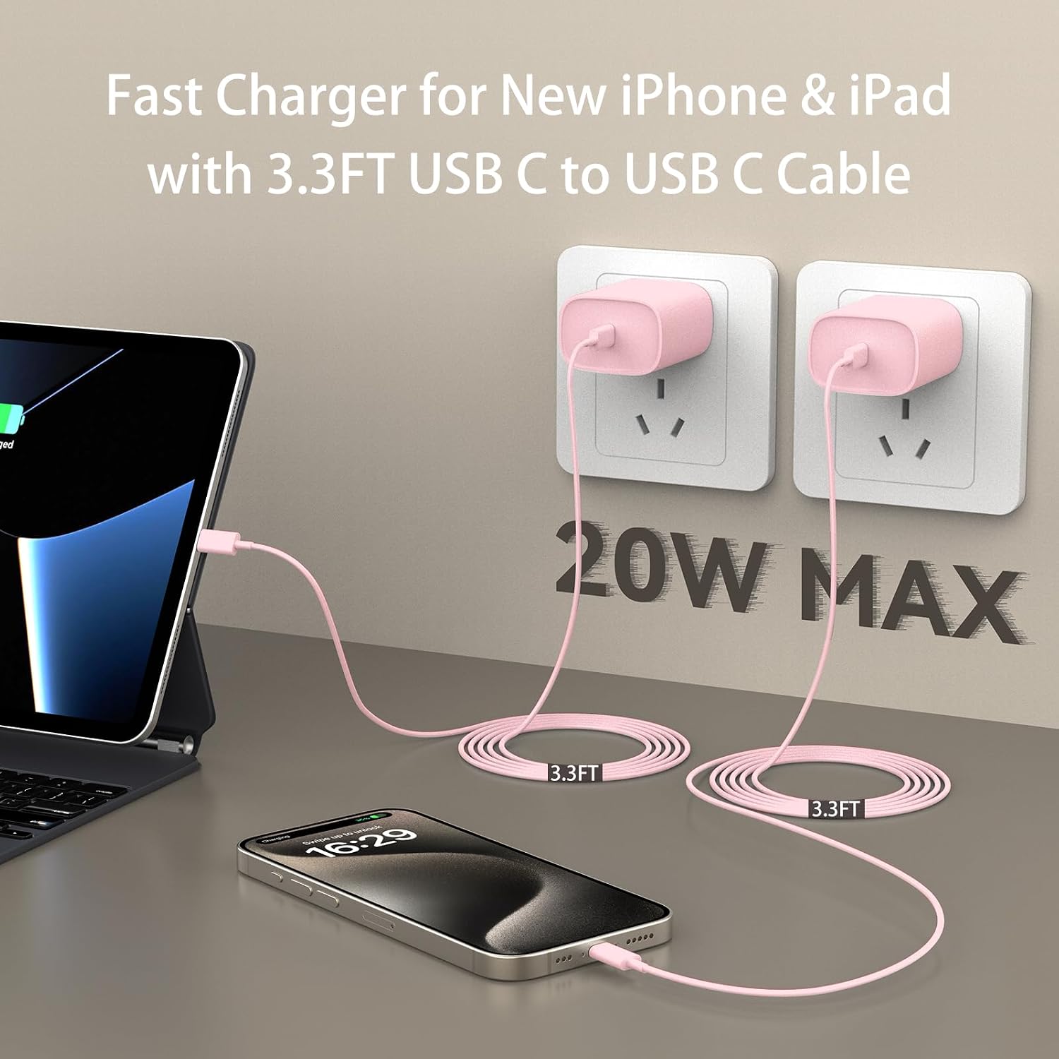Thumbnail 6 de USB-C Charger Set with 20W PD