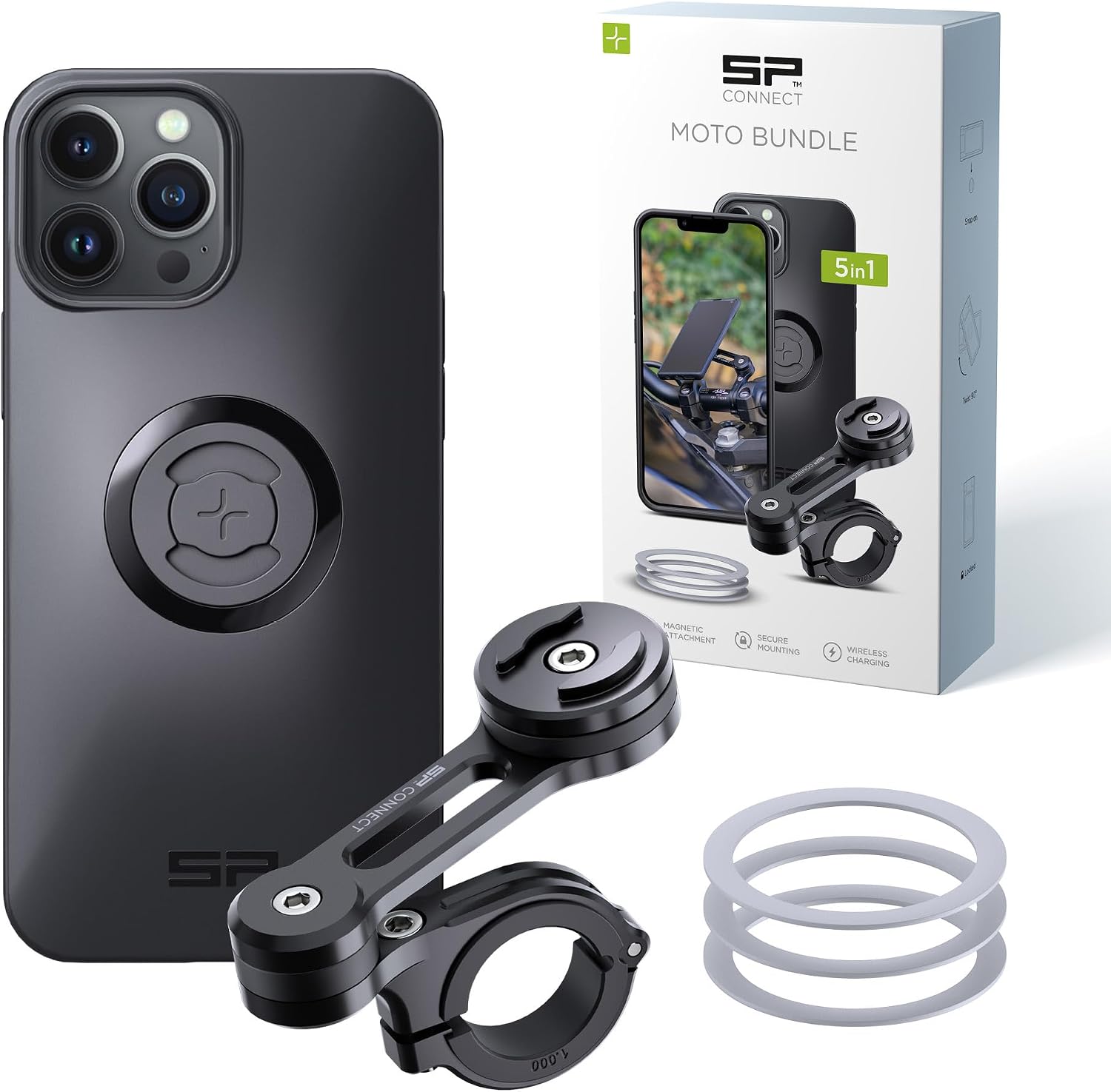 Imagen de SP CONNECT SPC+ Support de téléphone Portable Moto pour iPhone 13 Pro Max / 12 Pro Max en OfertitasTOP
