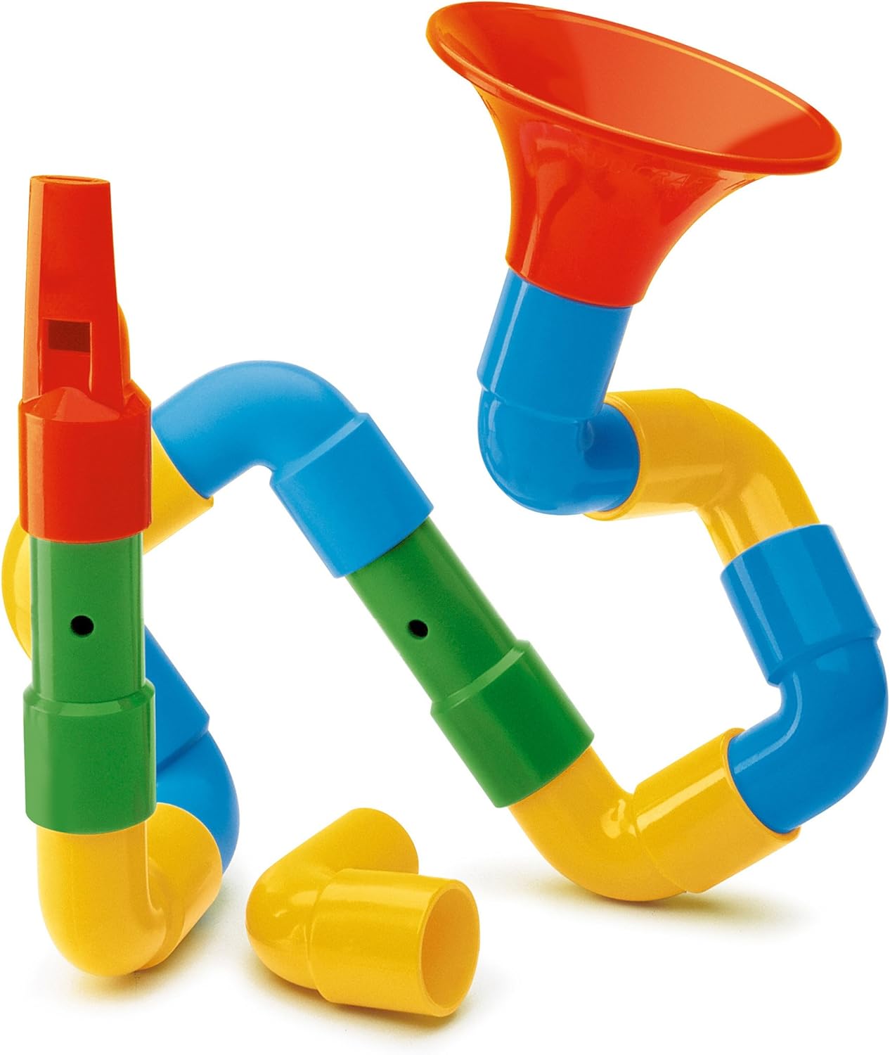 Detalle de Quercetti Saxoflute: kit musicale creativo per bambini 2–4 anni, strumenti colorati da costruire