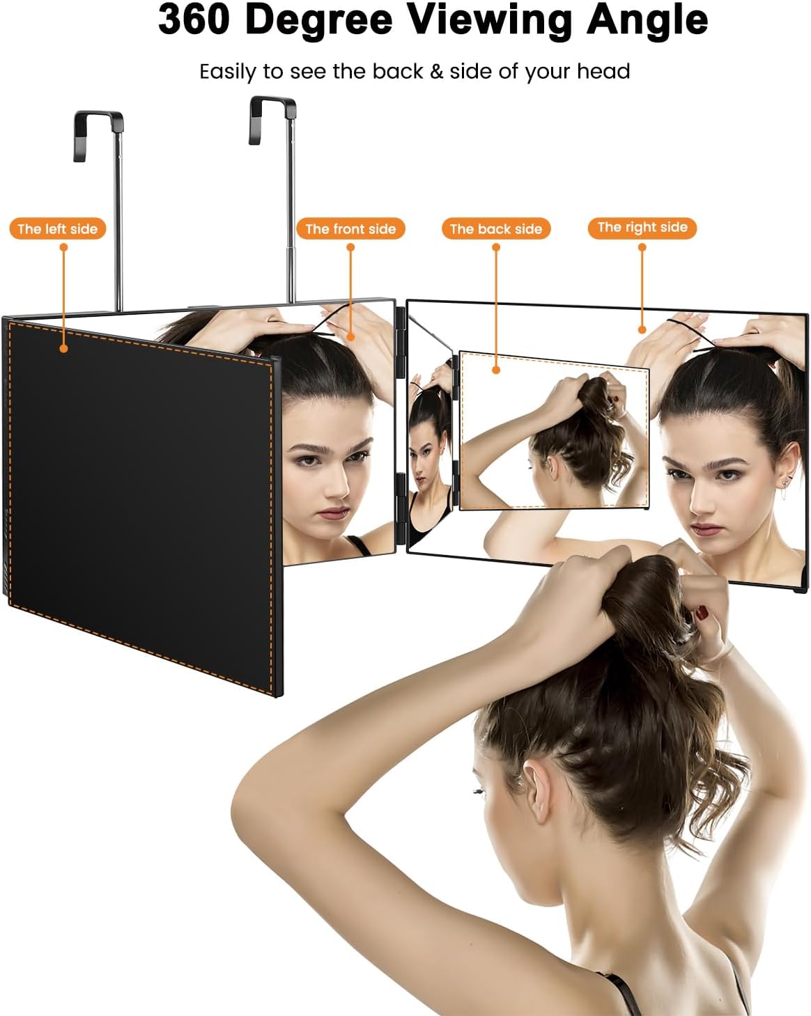 Detalle 2 de Vanexiss 3 Way Mirror 360° view