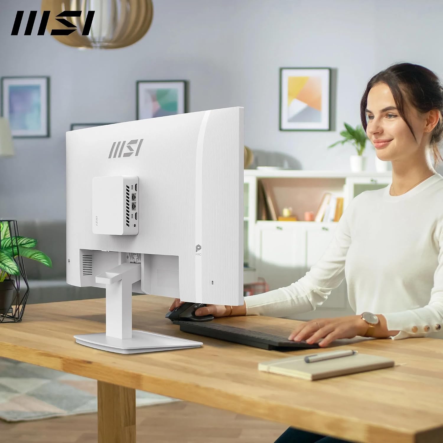 Detalle de MSI PRO MP273WA E14A: Monitor 27" FHD IPS 144 Hz, 1 ms, Eye Care, Altoparlanti Integrati