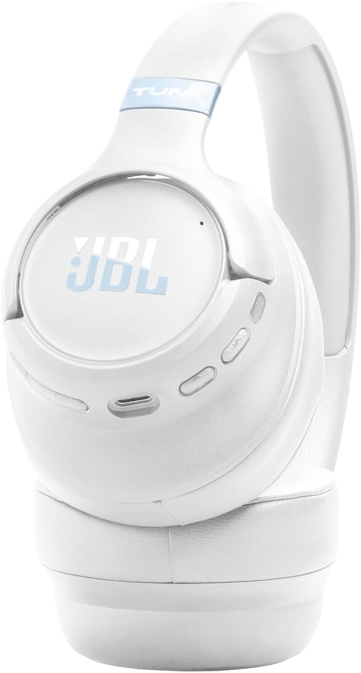 Detalle de JBL Tune 780 NC Wireless Over-Ear Headphones — White