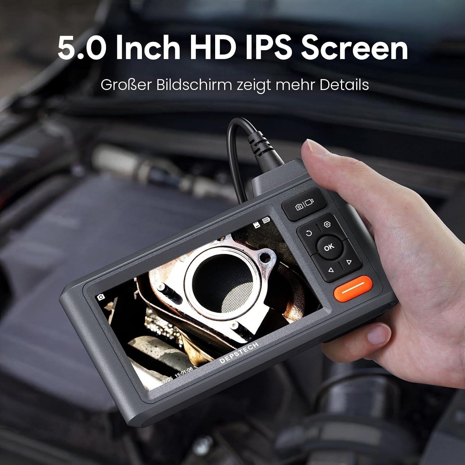 Detalle de DEPSTECH DS620 Endoskopkamera 5 m