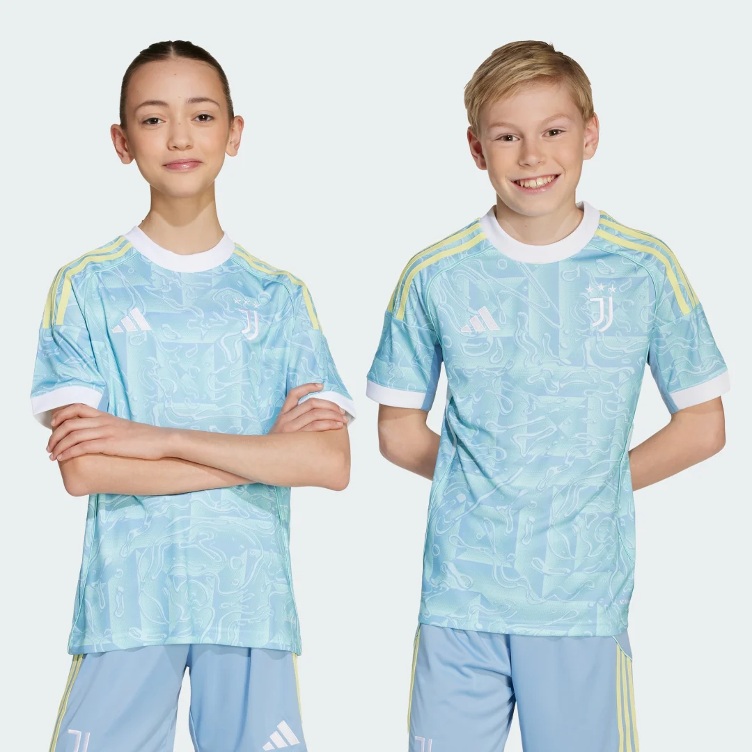Detalle 2 de Camiseta Juventus 25/26 Away (Niños) de Adidas – Azul