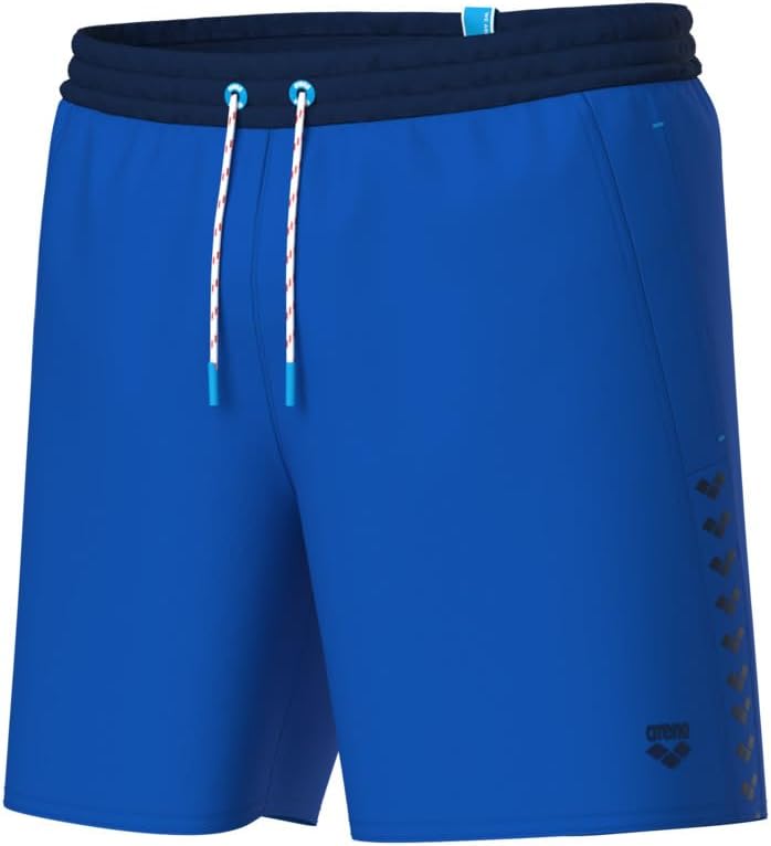 Detalle de ARENA Team Stripe Beach Boxer Swim Briefs – Boxer de plage en polyester recyclé