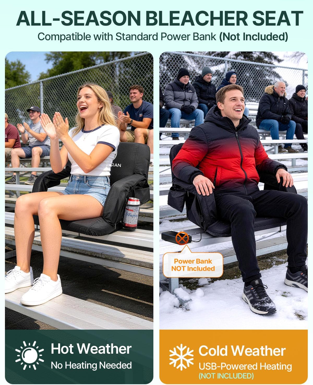 Detalle de HOPERAN Heated Stadium Seat 25