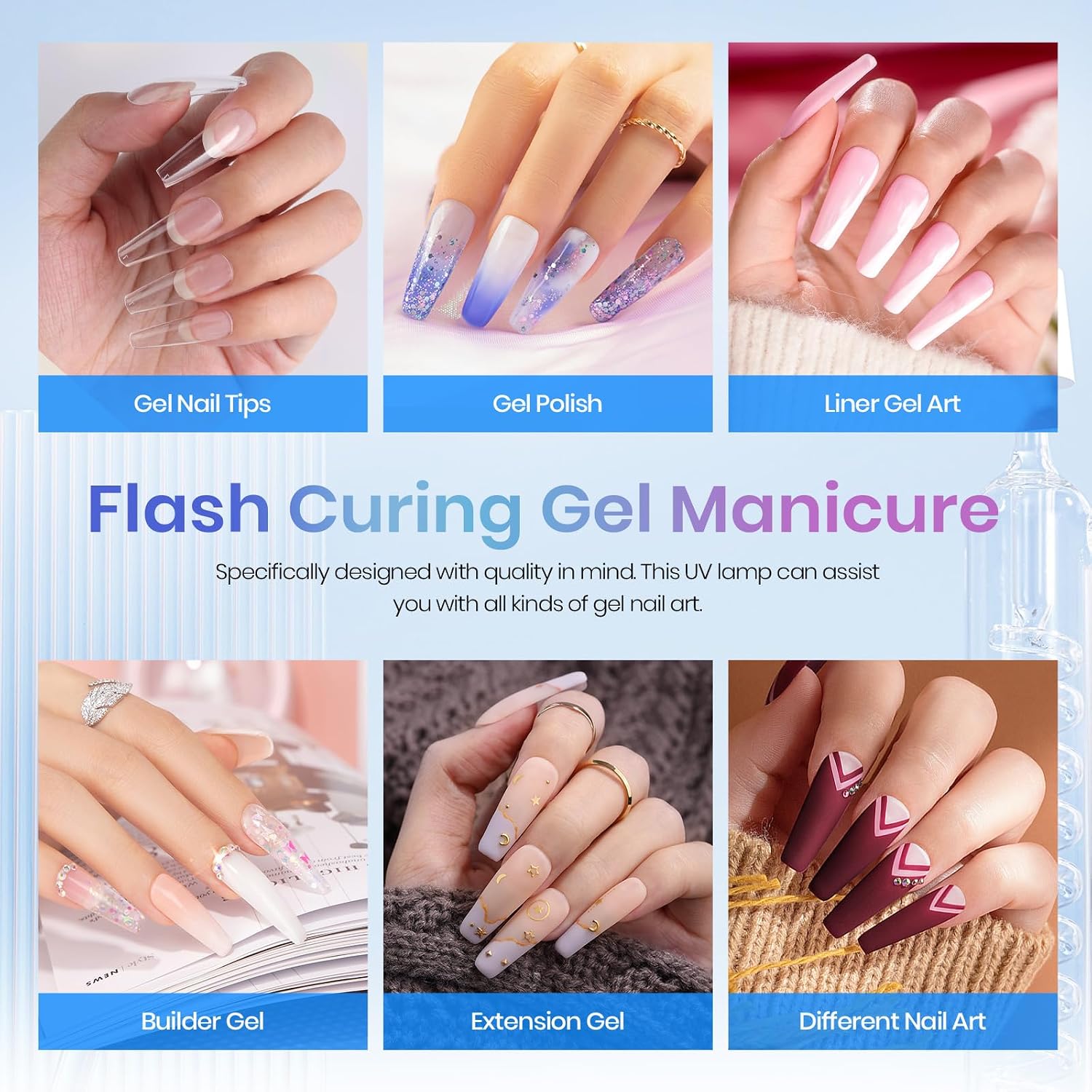 Thumbnail 3 de Beetles Mini UV Light for Gel Nails: Portable, Fast Flash Curing with Smart Sensor