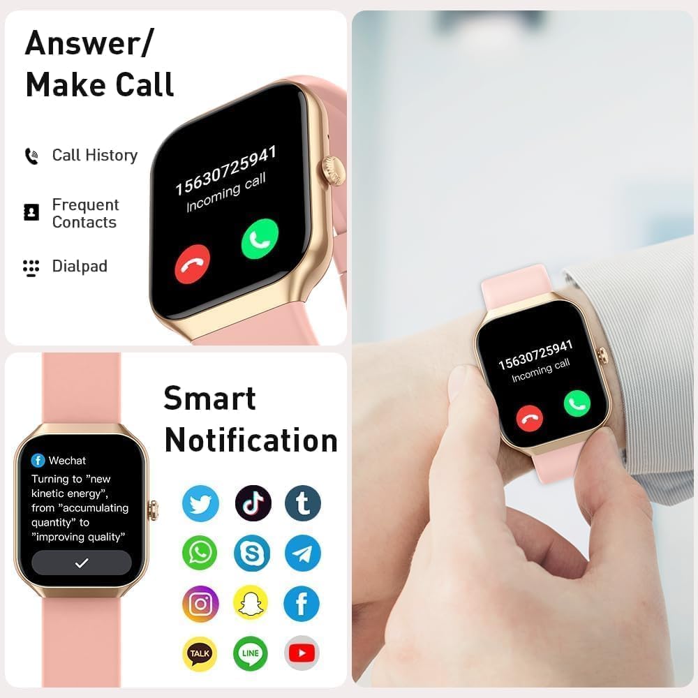 Thumbnail 3 de Smart Watch for Men and Women with Calling, 1.96" Display and 115+ Sports Modes