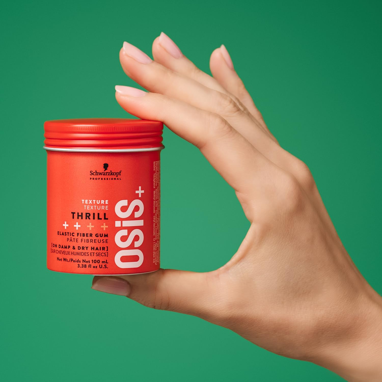 Detalle de Schwarzkopf Professional OSiS Thrill Hair Gum Elastic Fibre – Medium Hold, Flexible Shine 100 ml