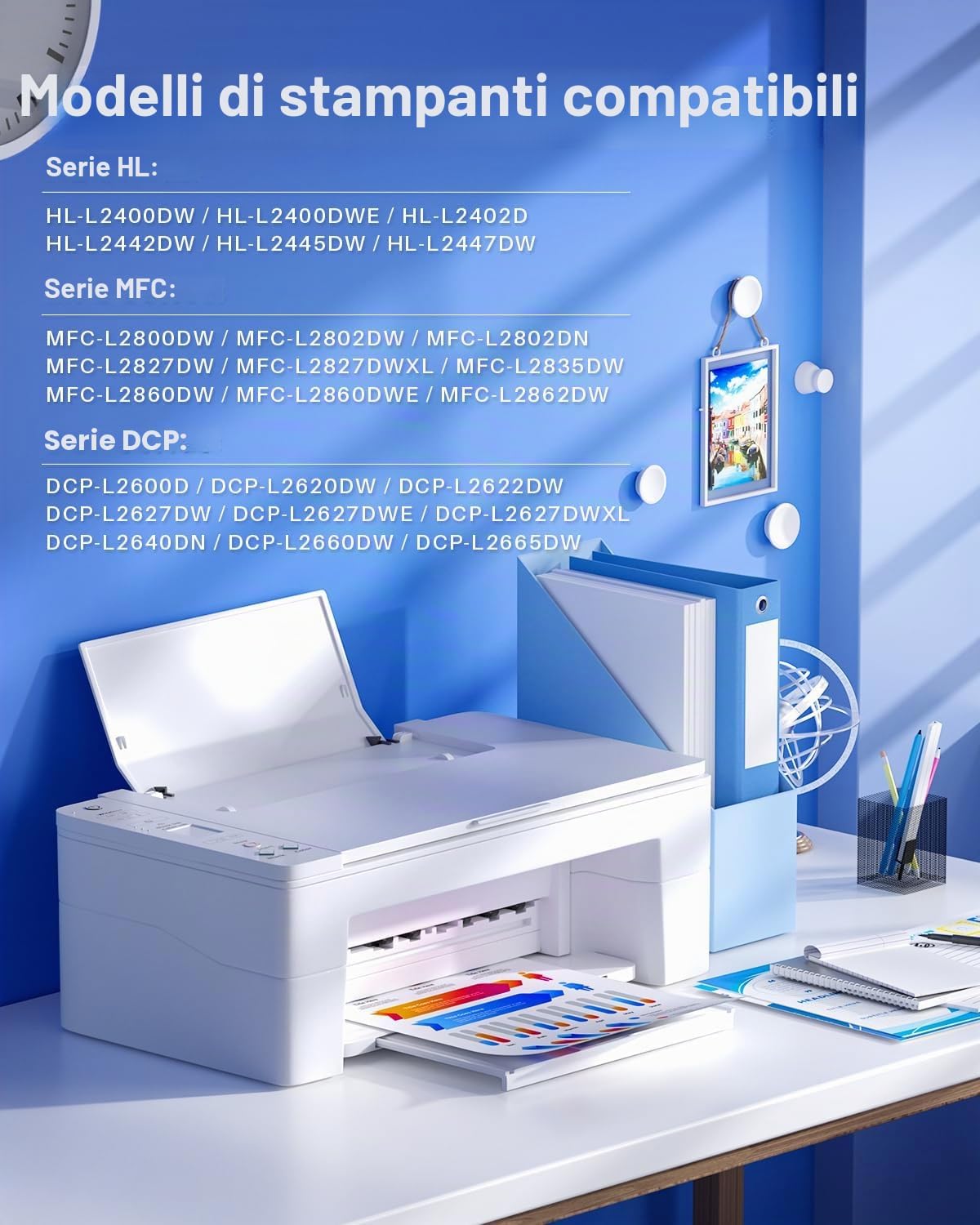 Detalle de INK4U DR2510 tamburo Brother, 30.000 pagine