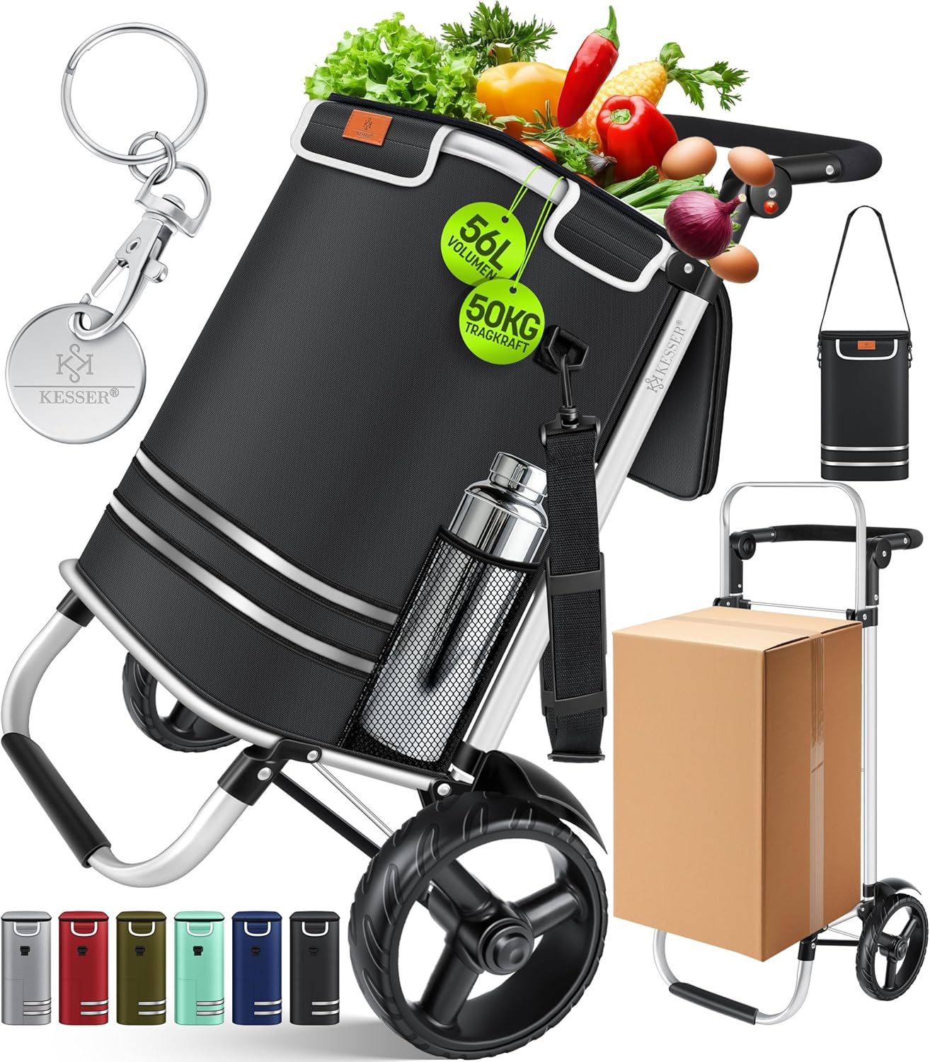 Detalle de KESSER Einkaufstrolley 56 L đź›’