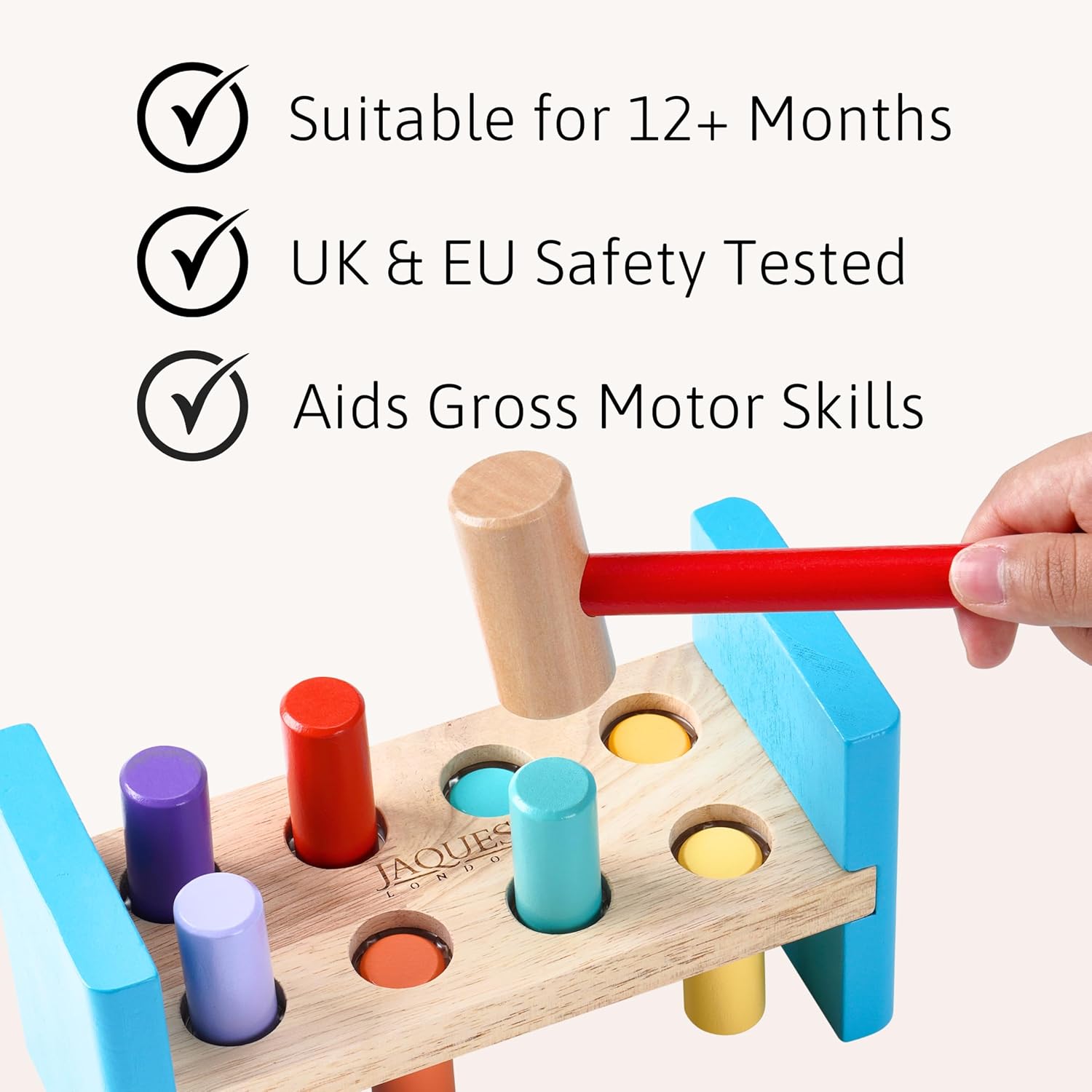Thumbnail 3 de Jaques of London Wooden Hammer Bench for Toddlers