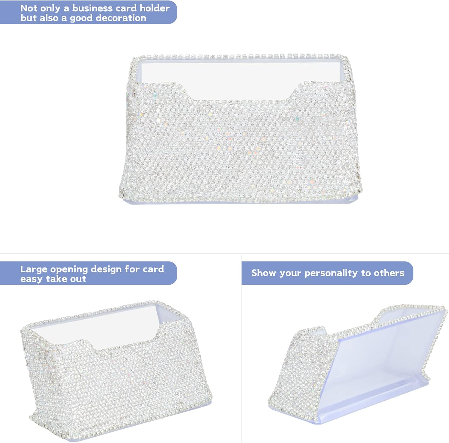 Detalle de KEYPOWER Business Card Holder, White