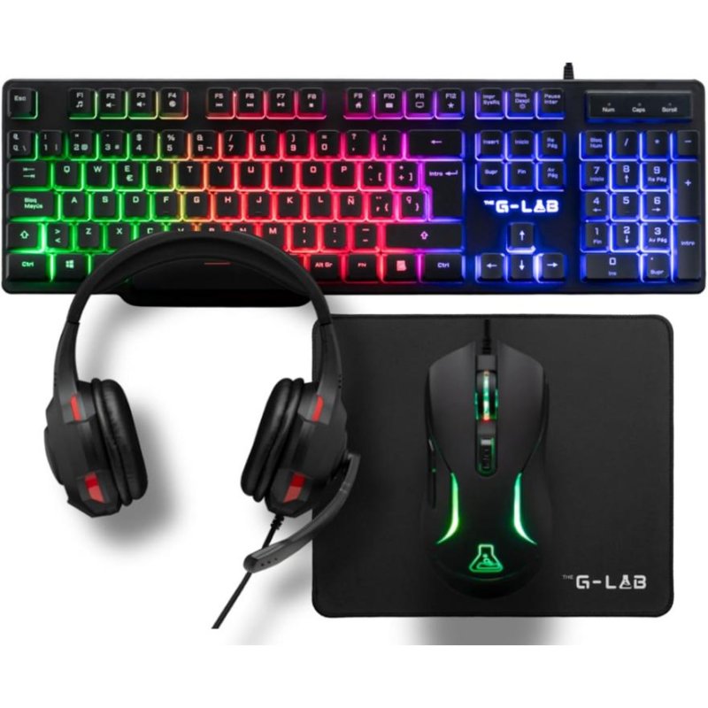 Detalle de The G-Lab Combo Sulfur pack gaming