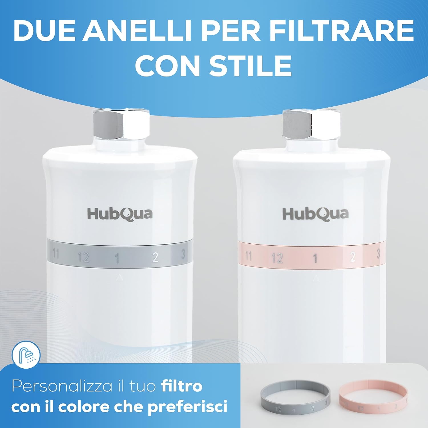 Thumbnail 6 de HubQua WaterTrack filtro doccia anticalcare