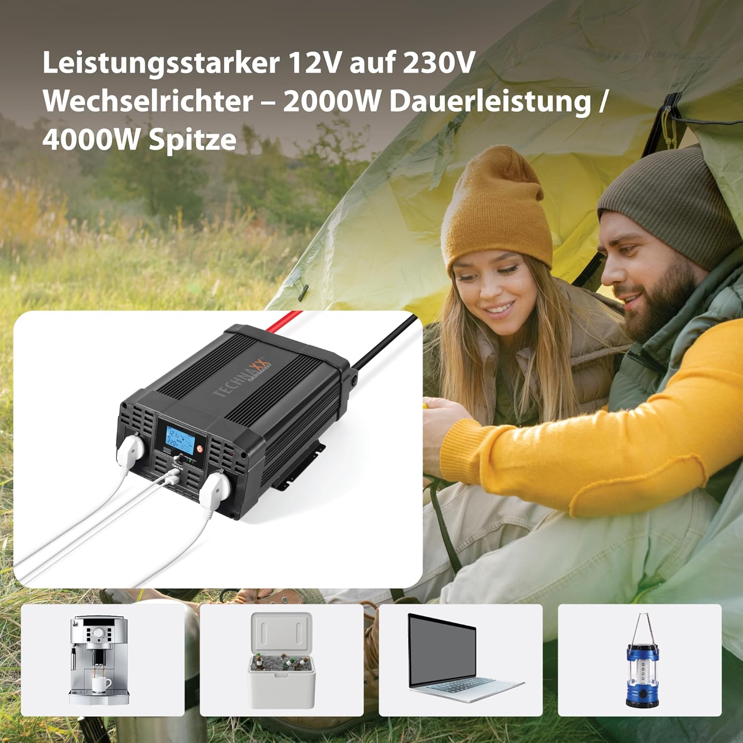 Thumbnail 2 de Technaxx TE20 2000W Wechselrichter