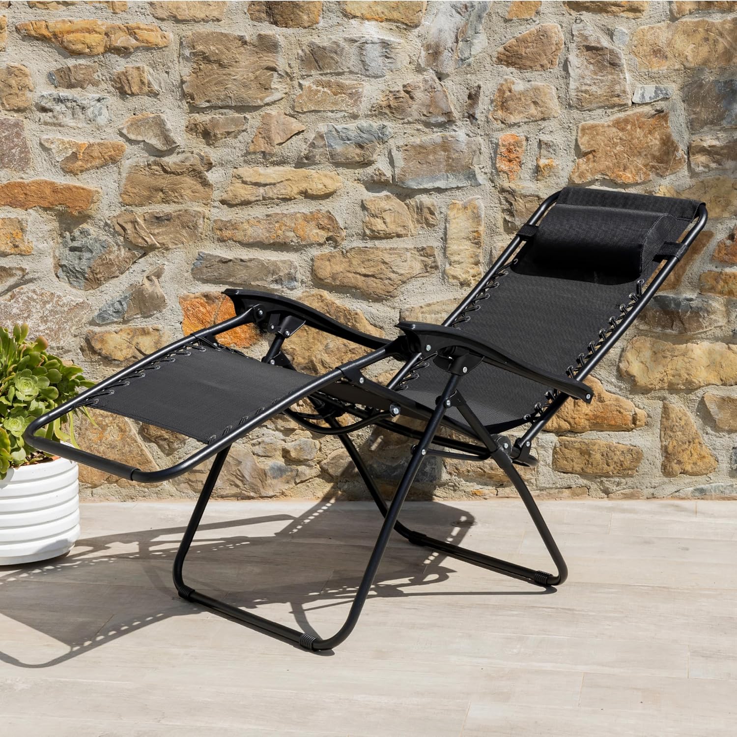 Detalle 2 de Baroni Home Sedia Sdraio 165x65x93 cm
