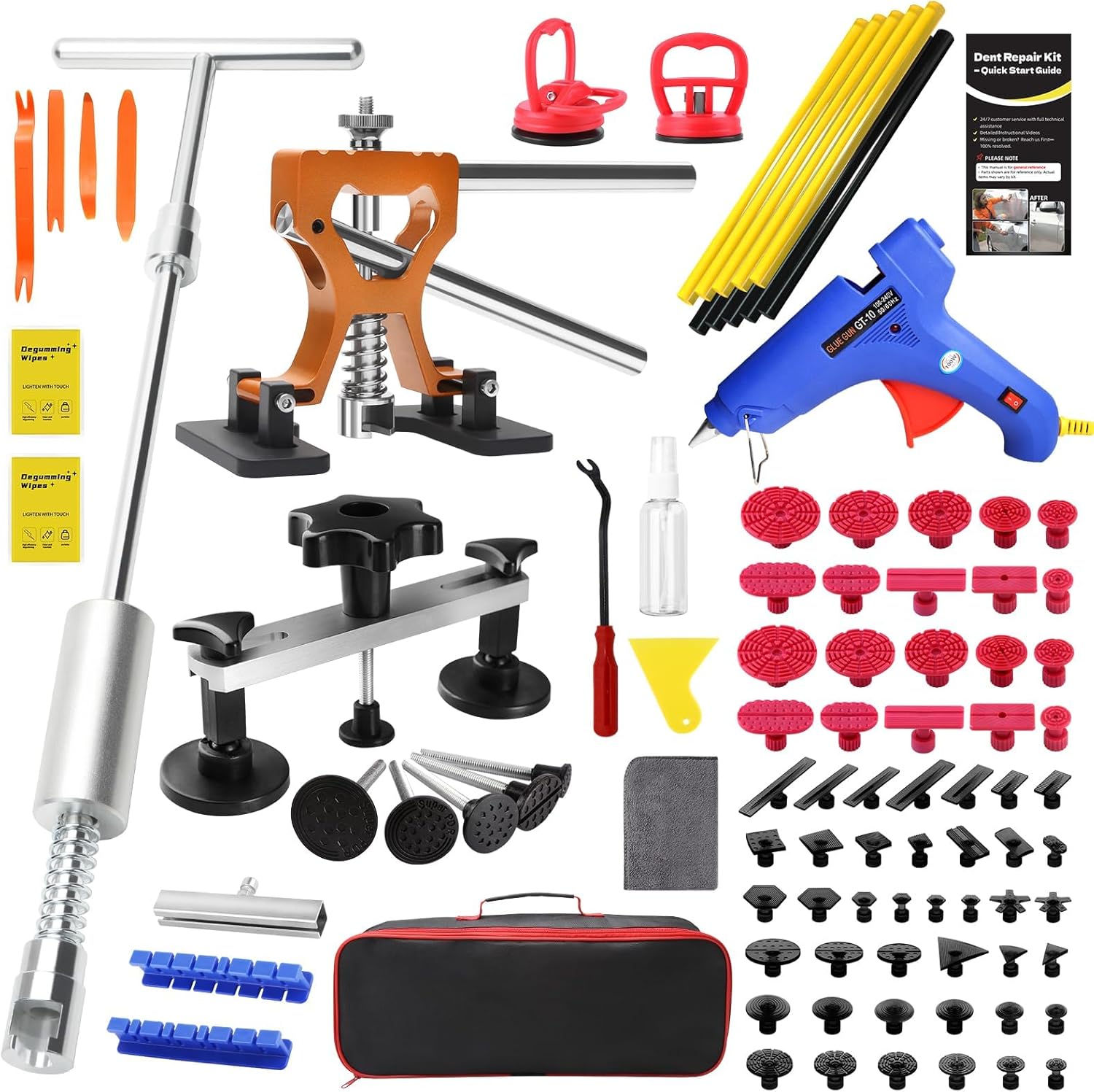 Thumbnail 6 de AUTOPDR Paintless Dent Repair Kit for Car — PDR Dent Removal Tools with Dent Lifter & Pro Dent Puller Tabs