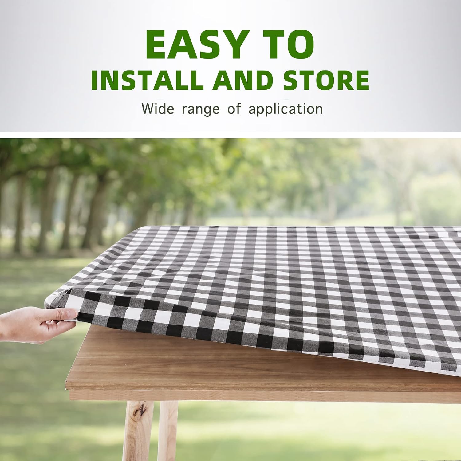 Thumbnail 5 de UMINEUX Picnic Table Cover, Vinyl