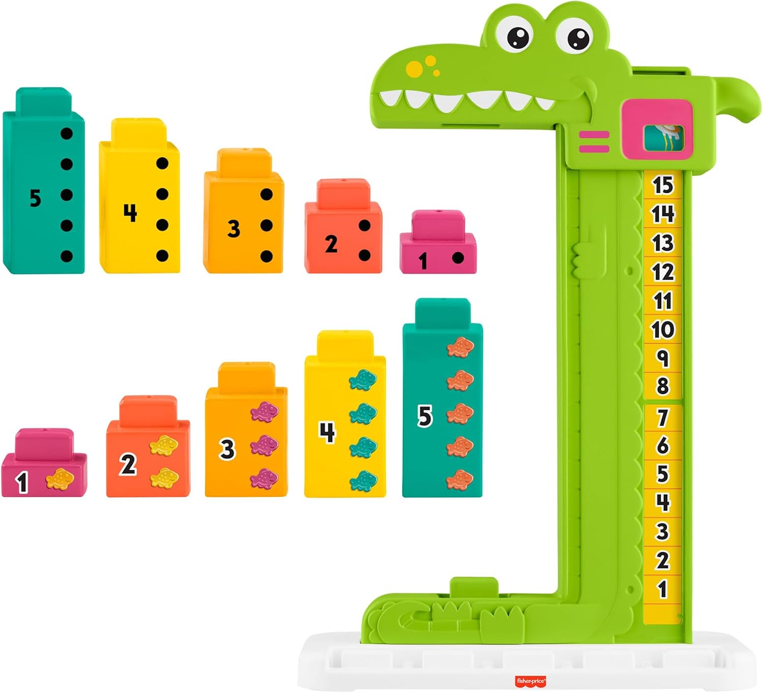 Thumbnail 5 de Fisher-Price Cocodrilo de Aprendizaje y Suma con Bloques 🐊