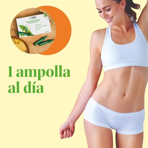 Detalle 2 de Arkopharma Arkofluido Quemagrasa Bio 20 Ampollas: control de peso y saciedad con extracción UltraExtract