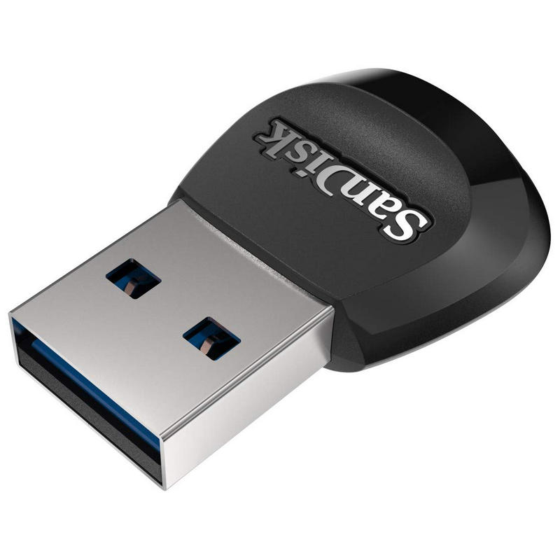 Detalle de SanDisk MobileMate Lector de Tarjetas USB 3.0 negro
