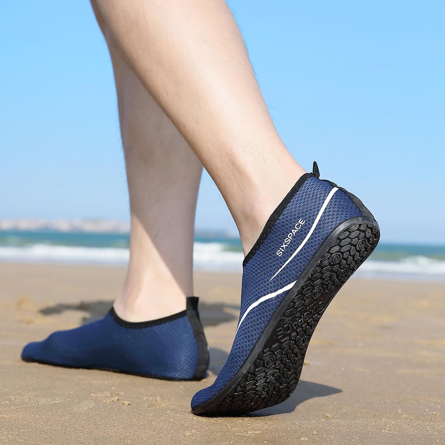 Thumbnail 1 de Sixspace Badeschuhe & Wasserschuhe für Damen und Herren, schnell trocknend, rutschfest (Gr. 34–47)