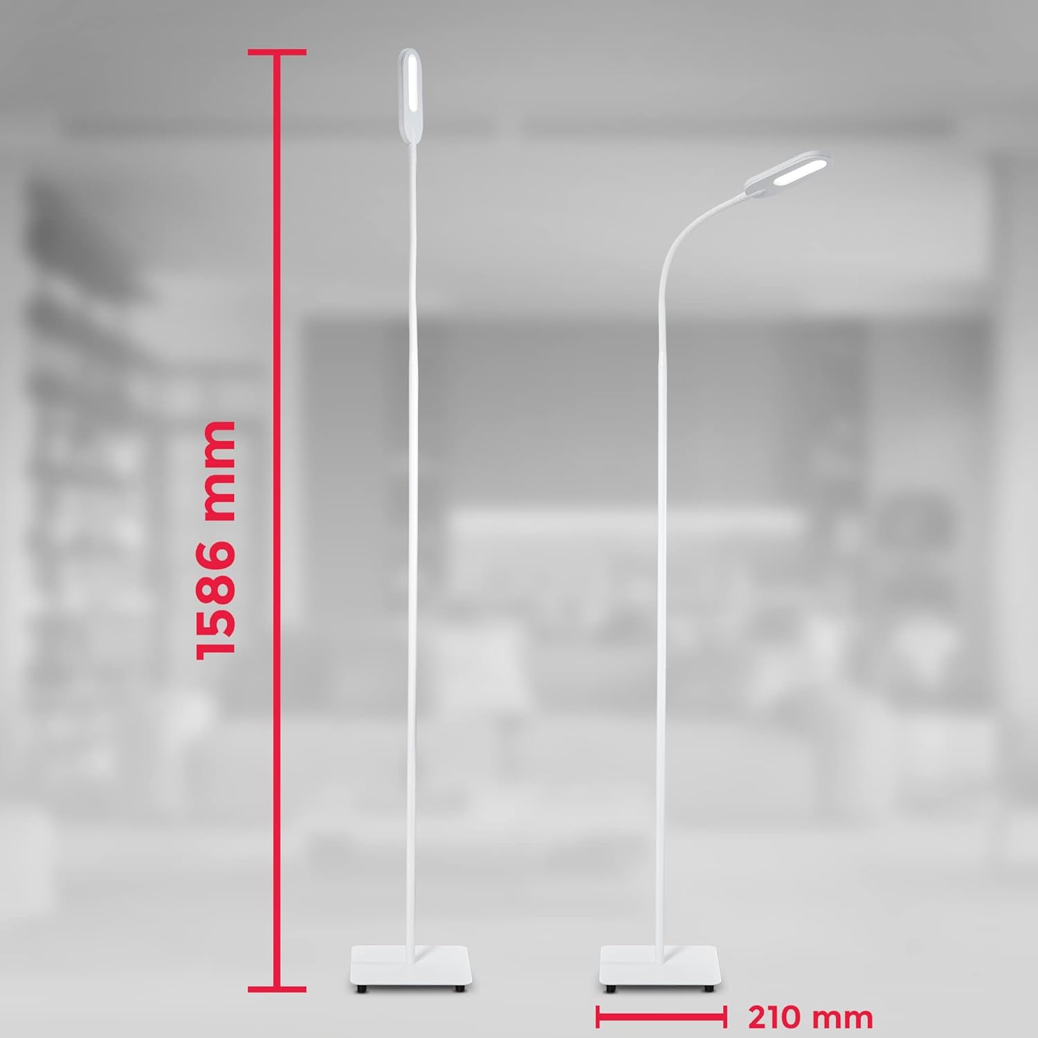 Thumbnail 5 de B.K.Licht LED Stehlampe dimmbar 600 lm