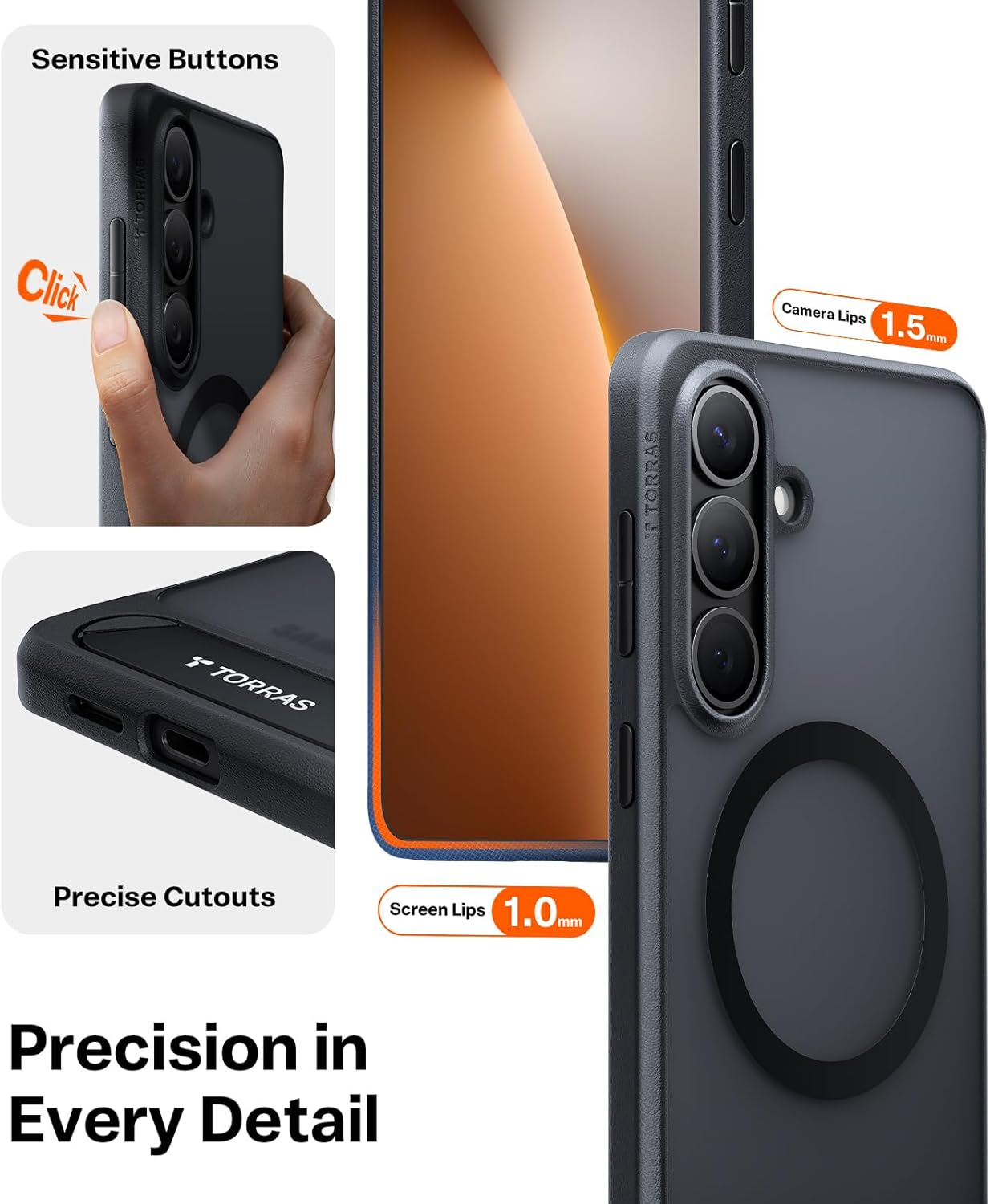 Thumbnail 6 de TORRAS Ostand L1 Case for Samsung Galaxy S26 – Durable Titanium Stand, MagSafe Magnetic Ring & 360° Protection