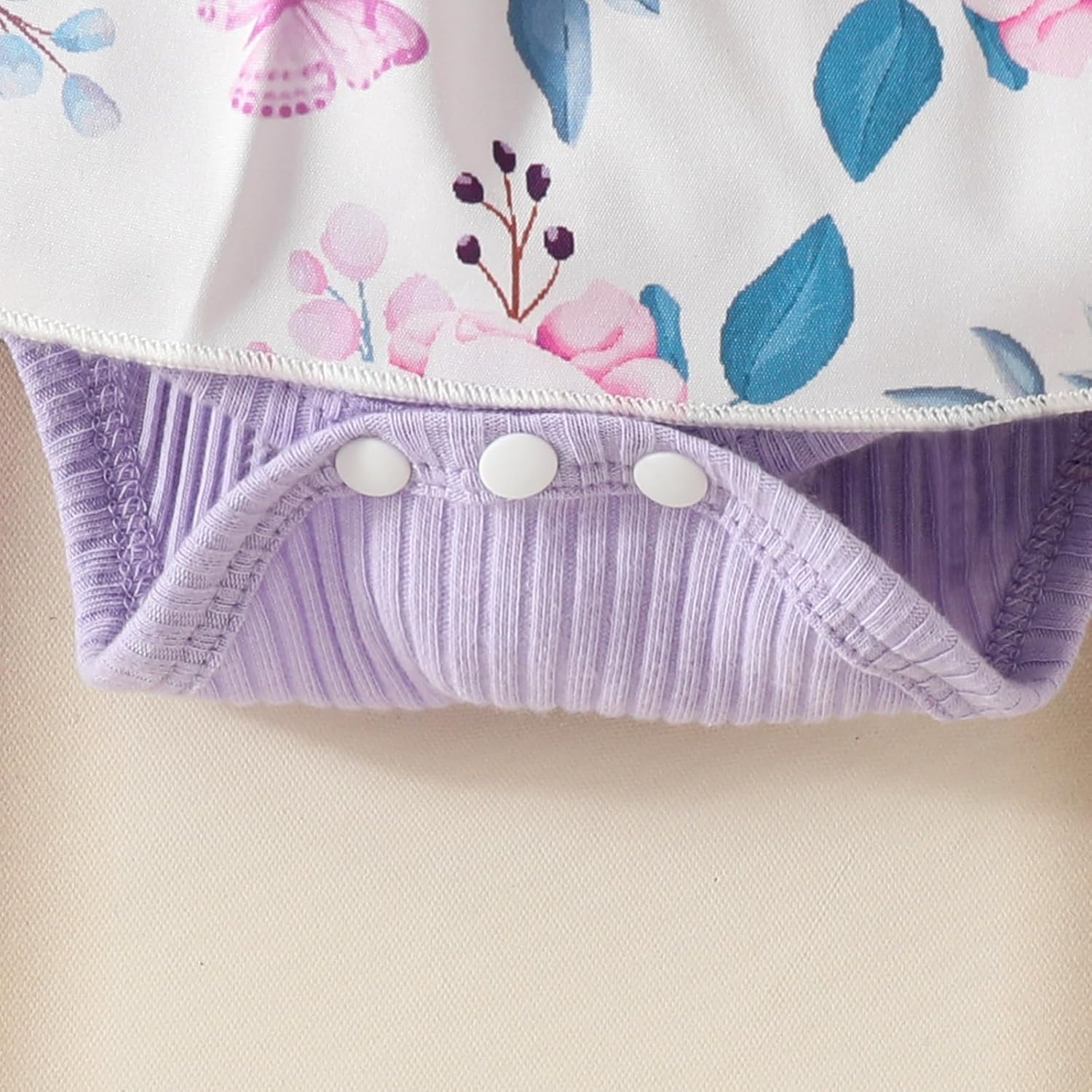 Detalle de QUNERY Baby Girl Clothes 0–18 Months: Ruffle Sleeve Top and Sunflower Dress Set