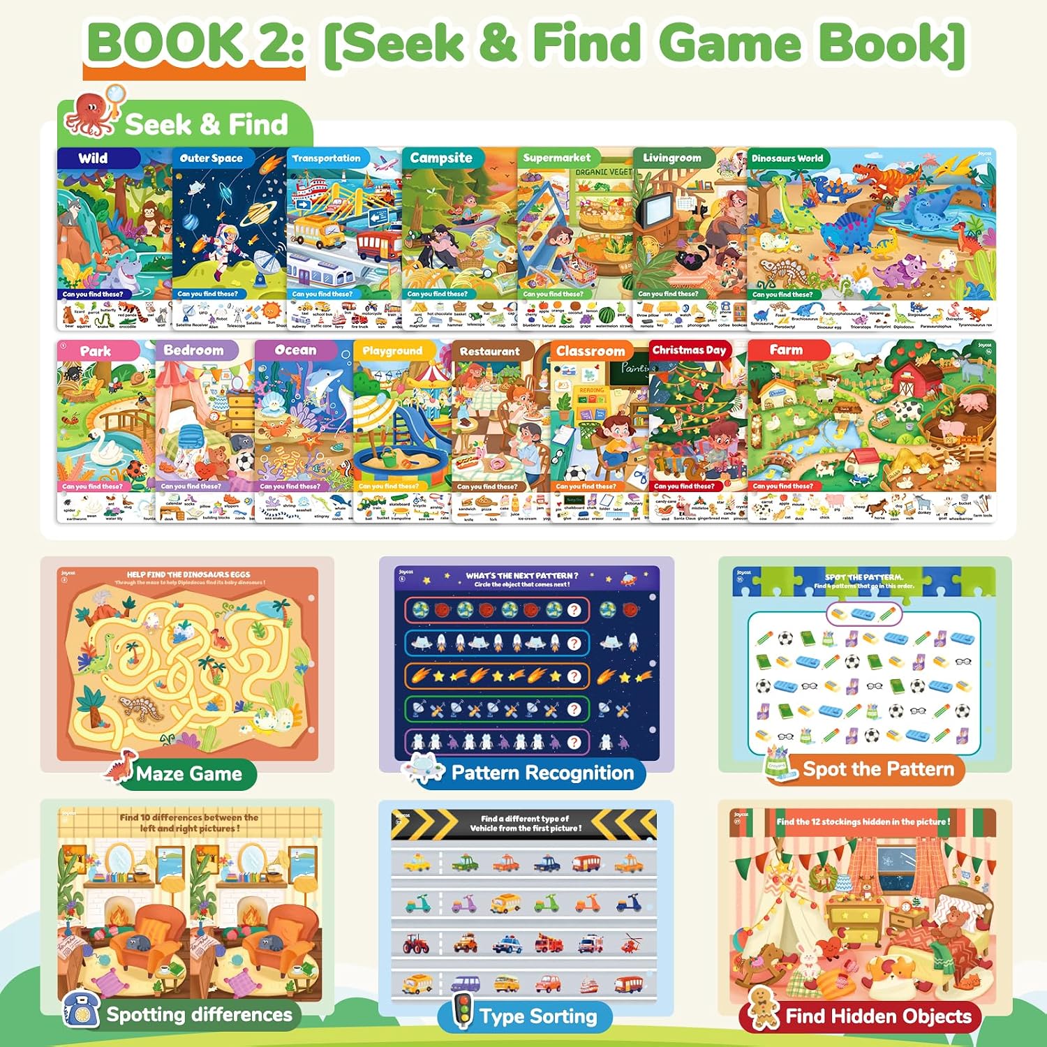 Thumbnail 3 de JoyCat 2 Pack Preschool Learning Set