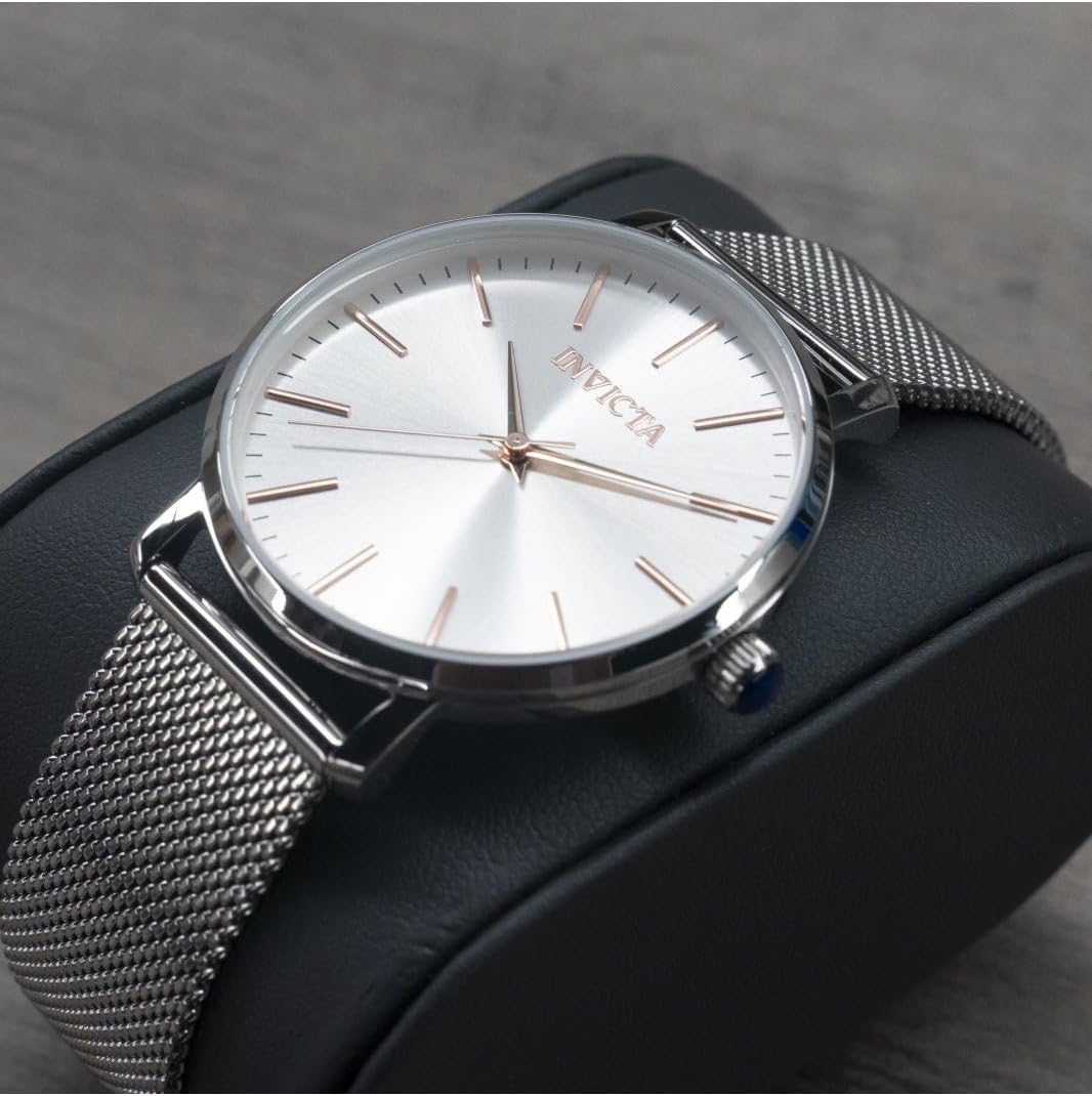 Thumbnail 3 de Invicta Angel Montre Femme 38 mm — Mouvement Quartz en Acier Inoxydable, Cadran Argent