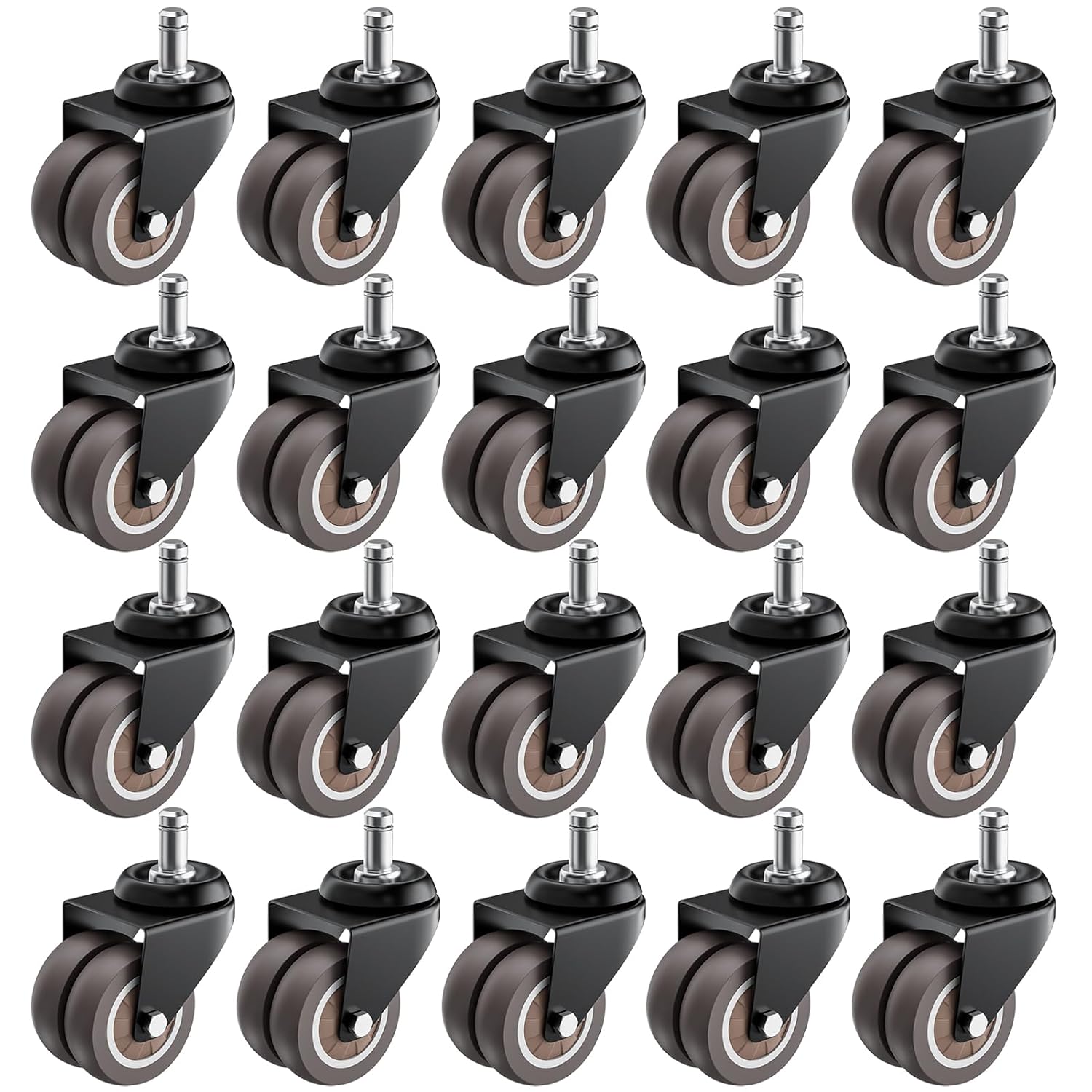 Detalle de ASHGOOB Office Chair Casters 2-Inch