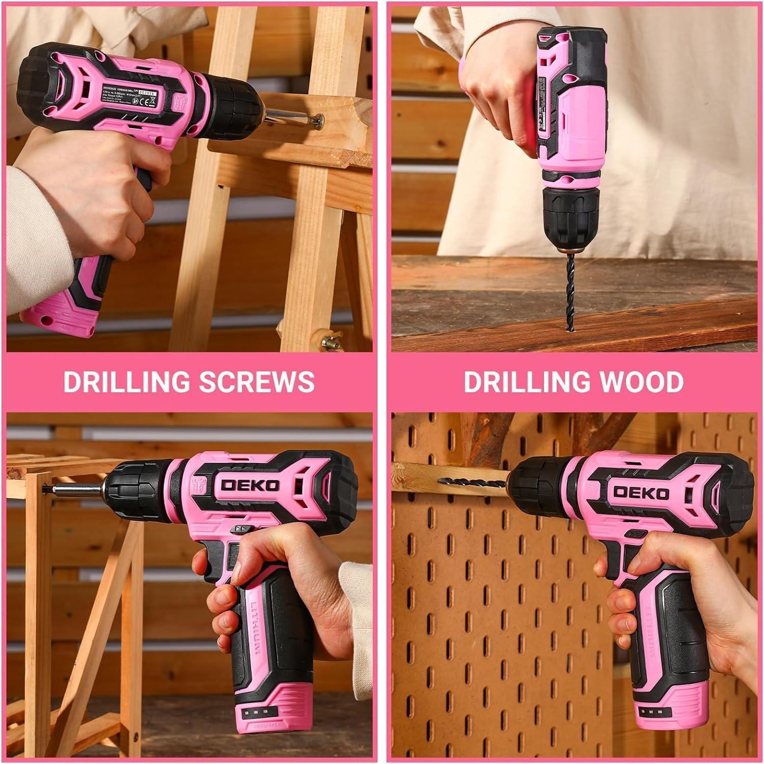 Thumbnail 6 de DEKOPRO 12V cordless drill with 3/8-inch chuck