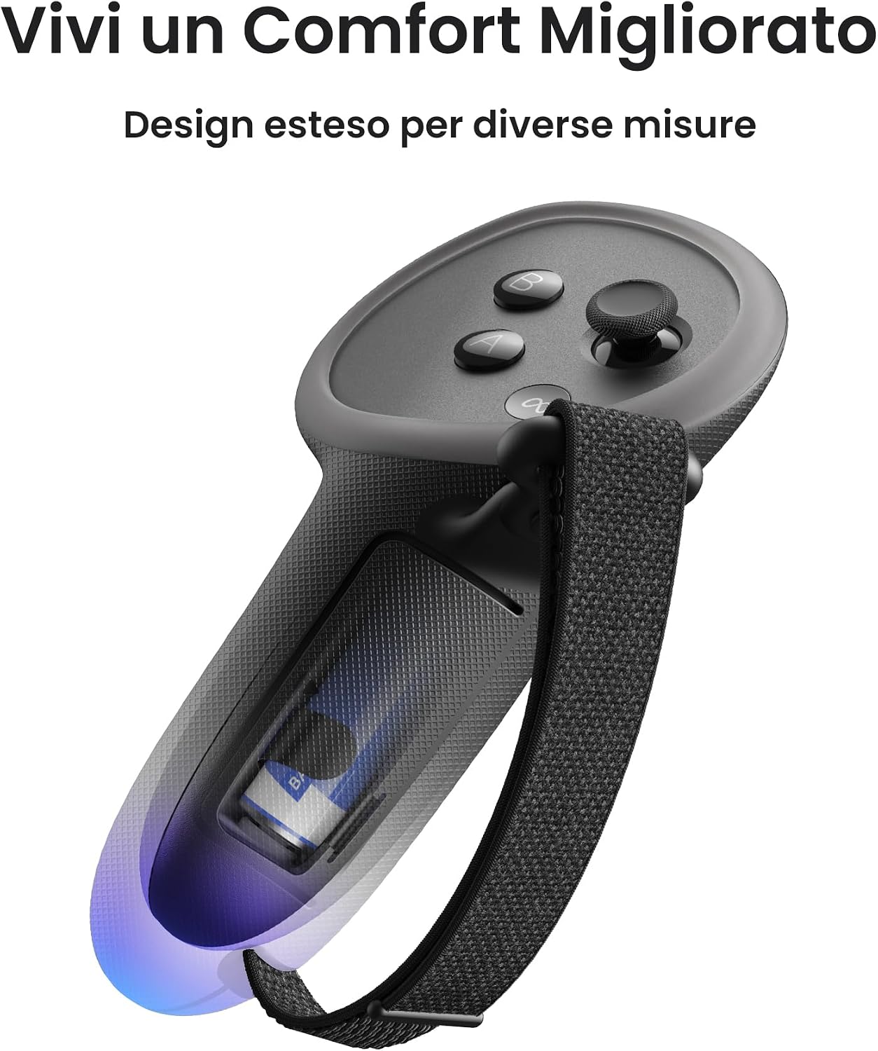 Thumbnail 6 de KIWI design G4 Pro Impugnature per Controller compatibili con Meta Quest 3/3S – protezione, comfort e praticità
