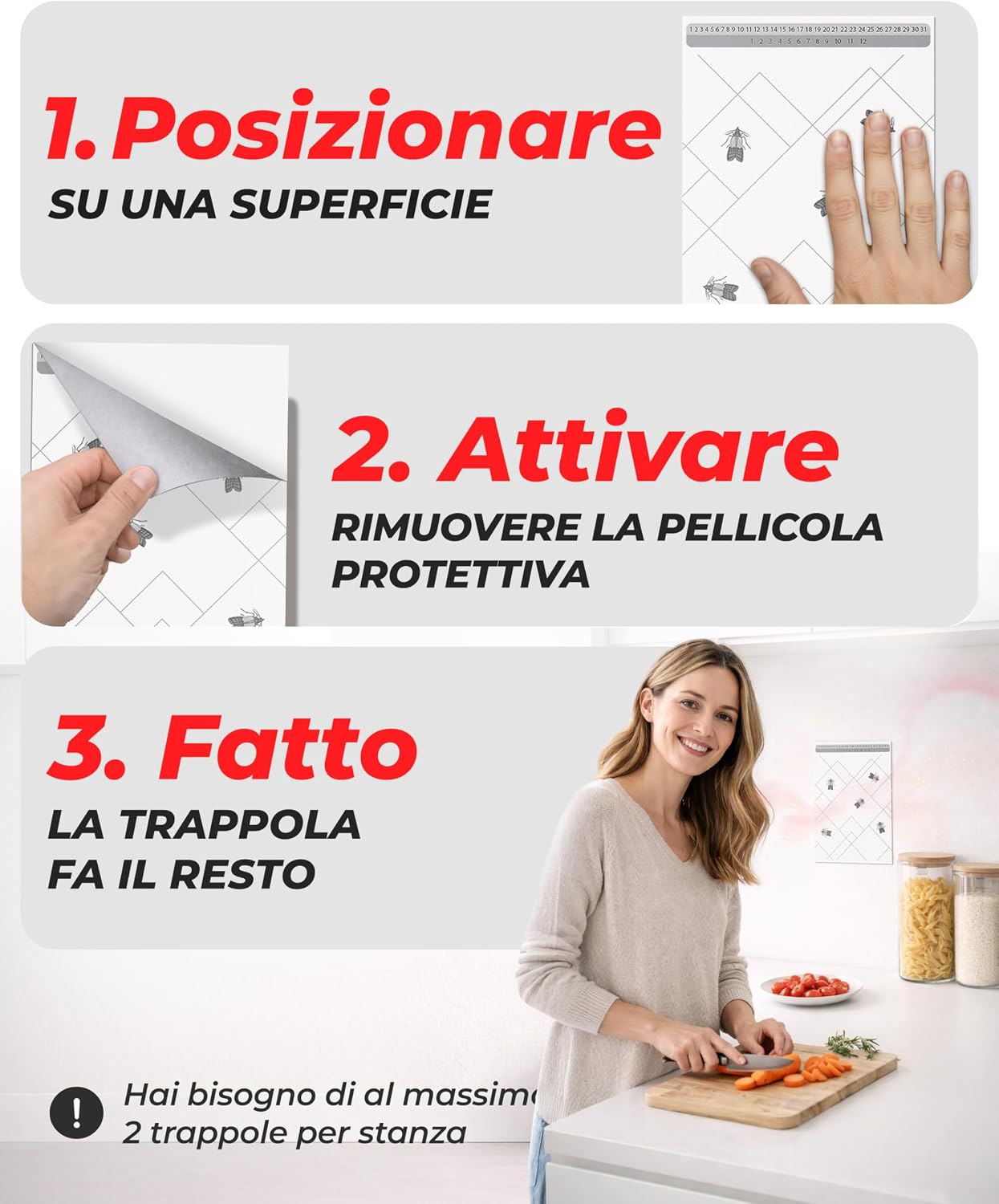 Detalle 2 de Trappole Farfalline Alimentari PIC 12 🪲
