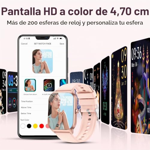 Detalle de CASCHO reloj inteligente de 1,85 pulgadas