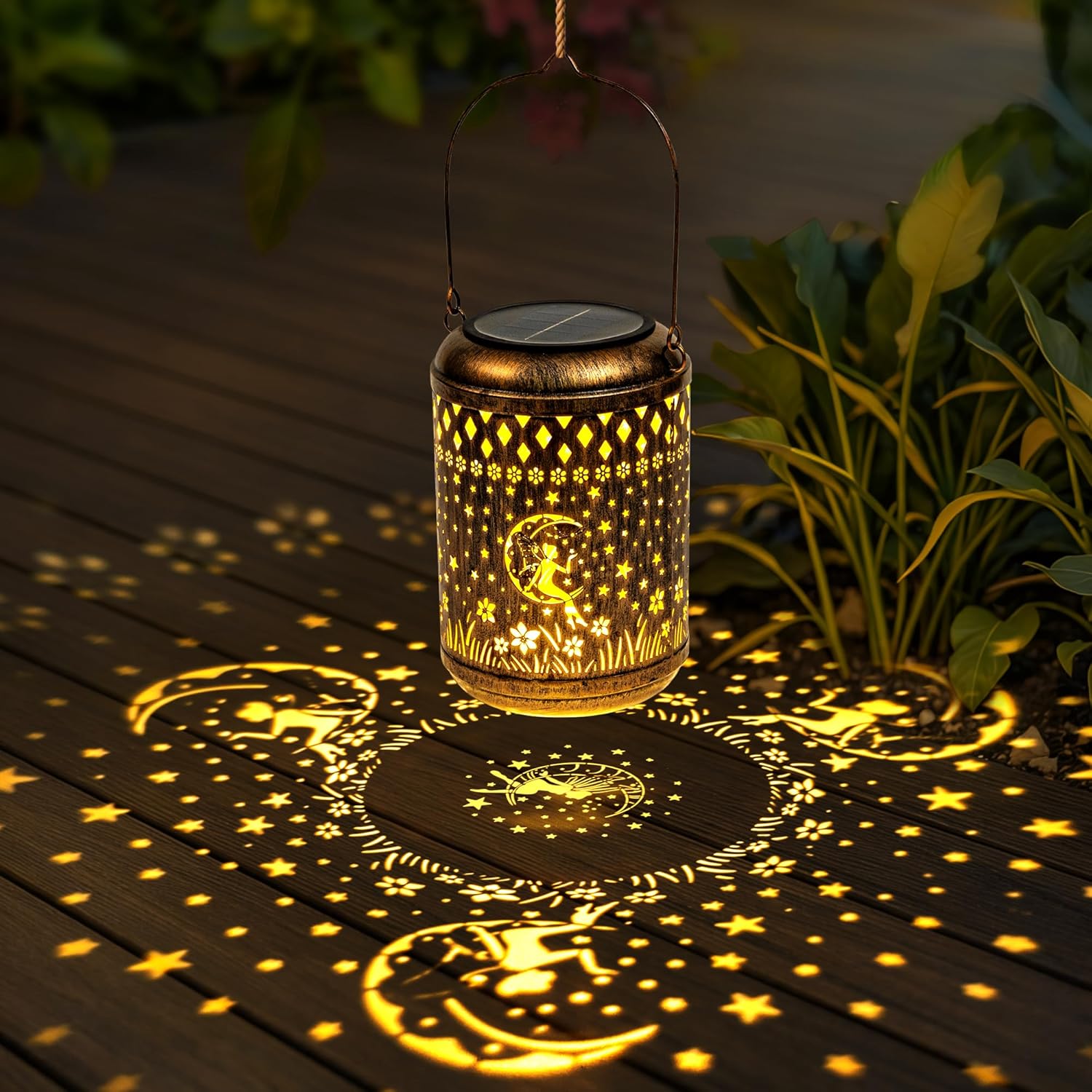 Thumbnail 2 de GIGALUMI Solar Lanterns Outdoor Hanging Fairy Lights (IP65)