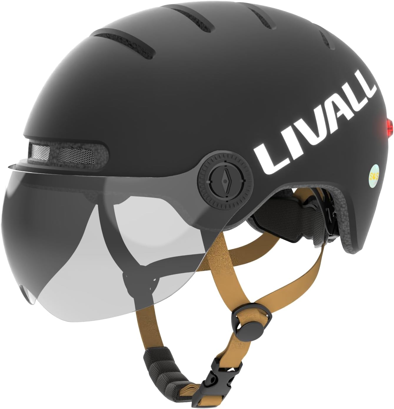 Thumbnail 6 de LIVALL L23 – kask rowerowy z wizjerem, tylnym światłem LED i wykrywaniem upadku