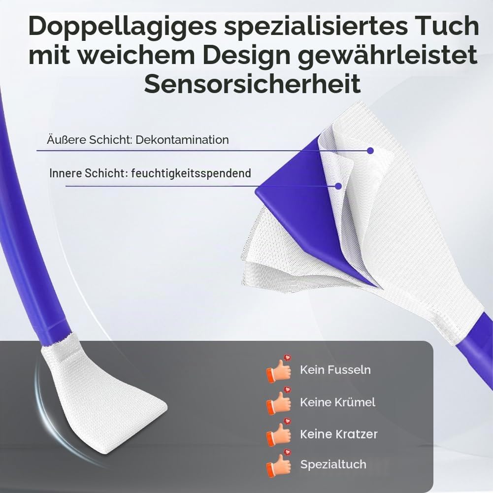 Thumbnail 4 de AYESY Sensor Reinigungsset, 30 Stück // 24 mm Sensorreinigungsstäbchen inklusive 10 ml Reiniger
